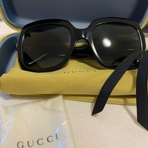 Gucci sunglasses- Brand new with case and polishing cloth- Authentic